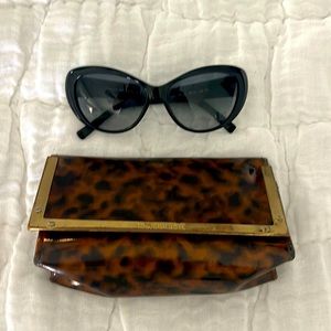 Tory Burch black sunglasses with original case